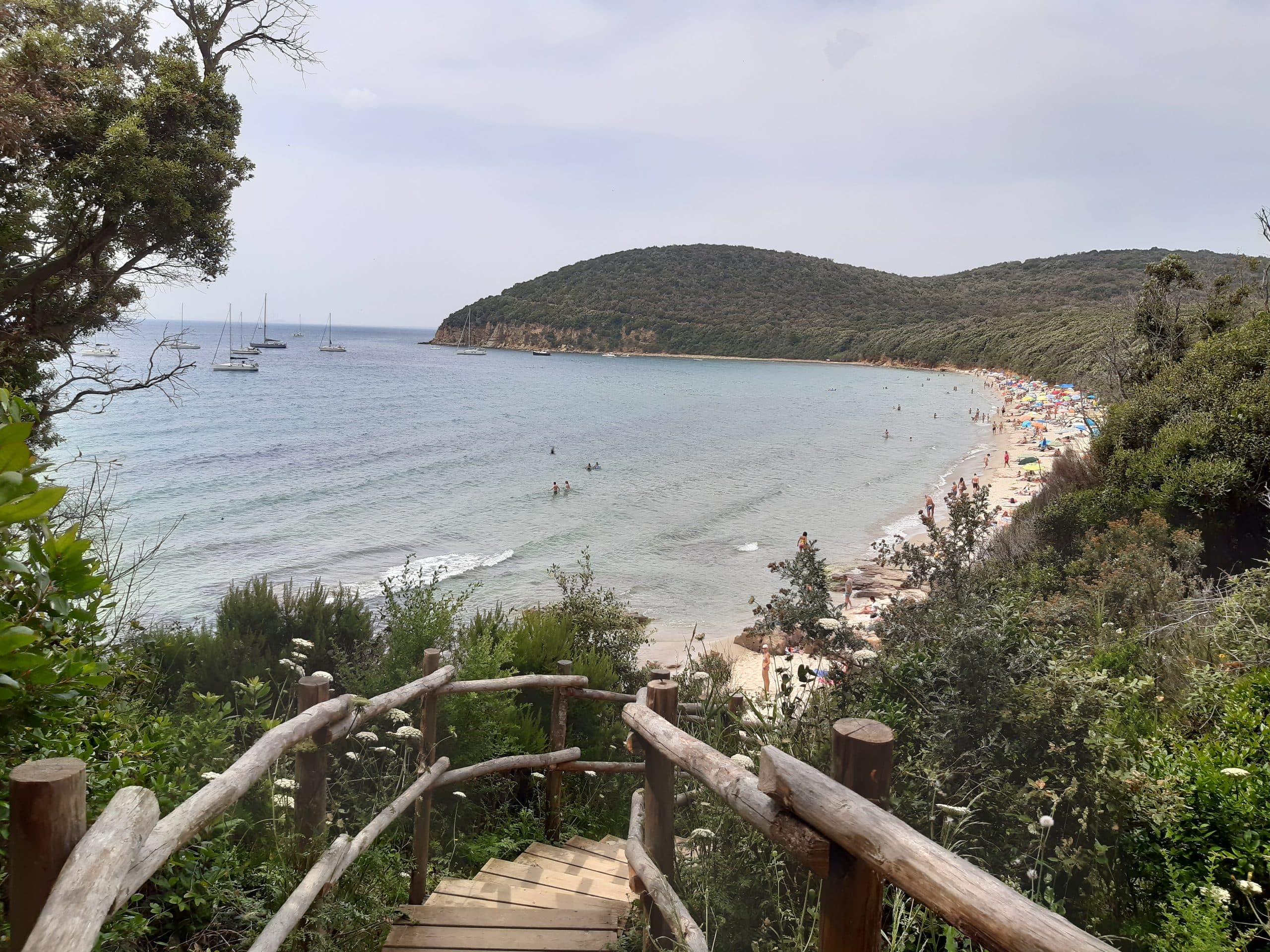 Litorale di Castiglione della Pescaia dal mare